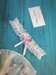 Свадебная подвязка с розовой лентой